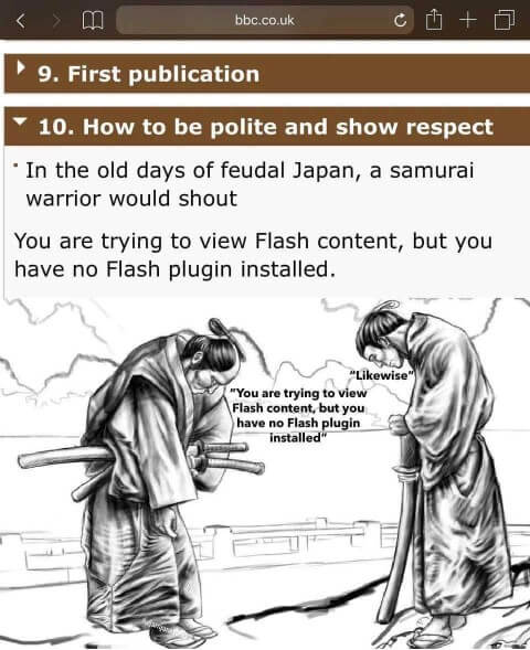 samurai etiquette
